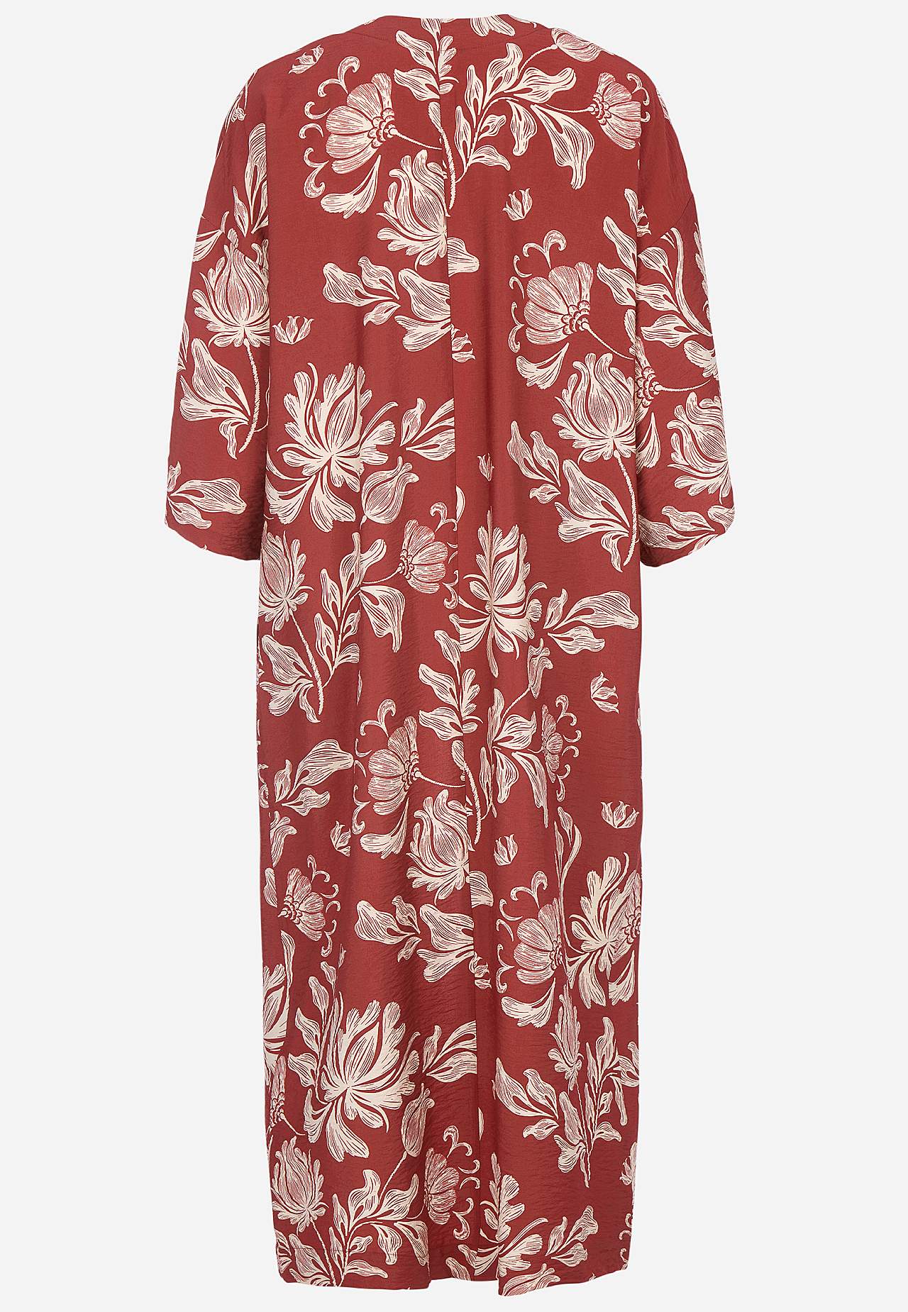 Åben kaftan med lommer