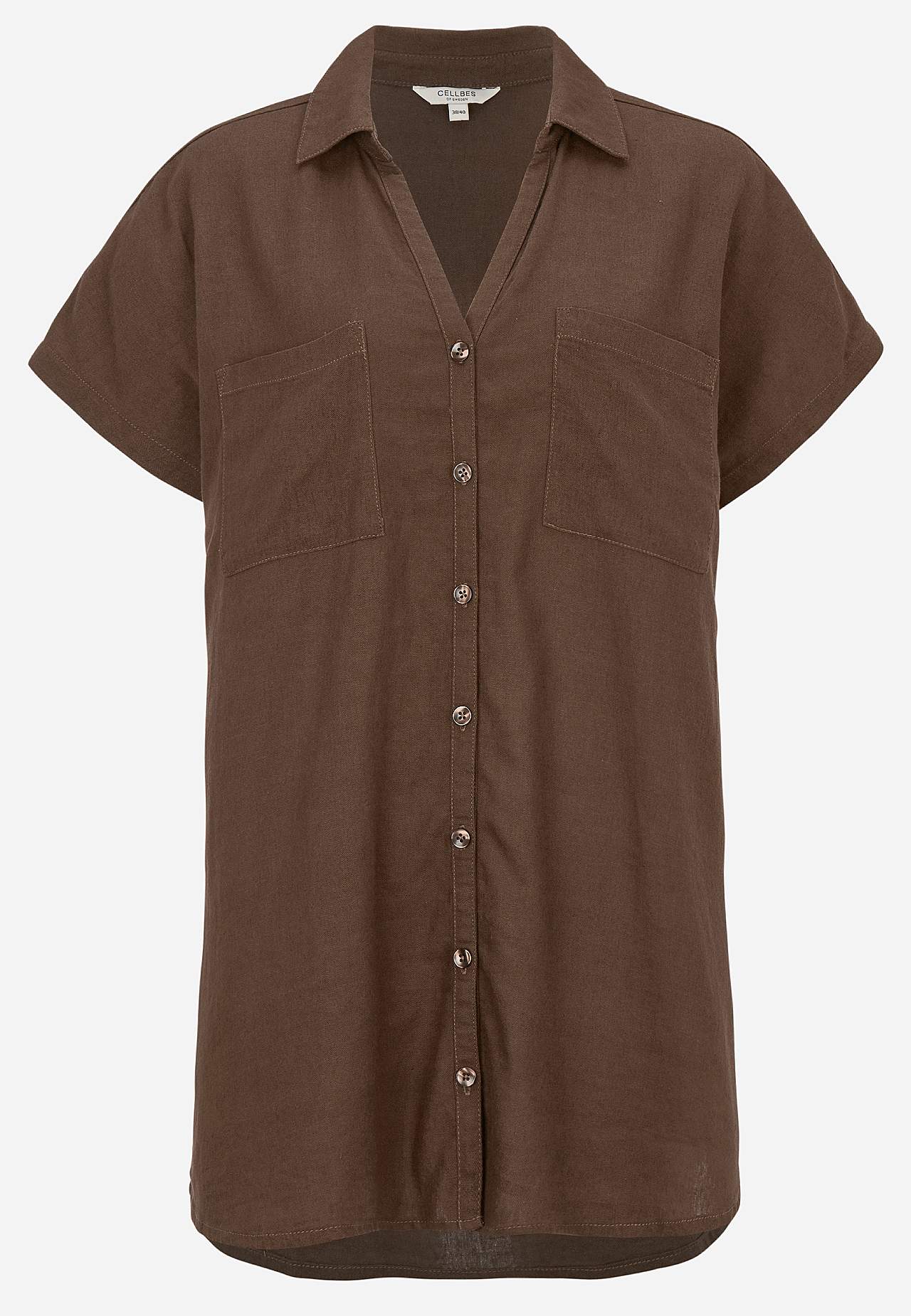 Hørtunika med lommer