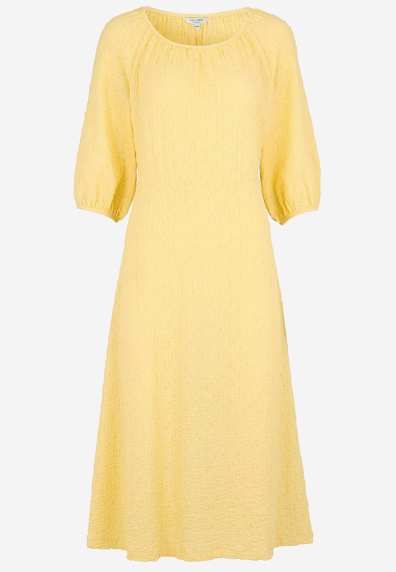 Jerseykjole med struktur