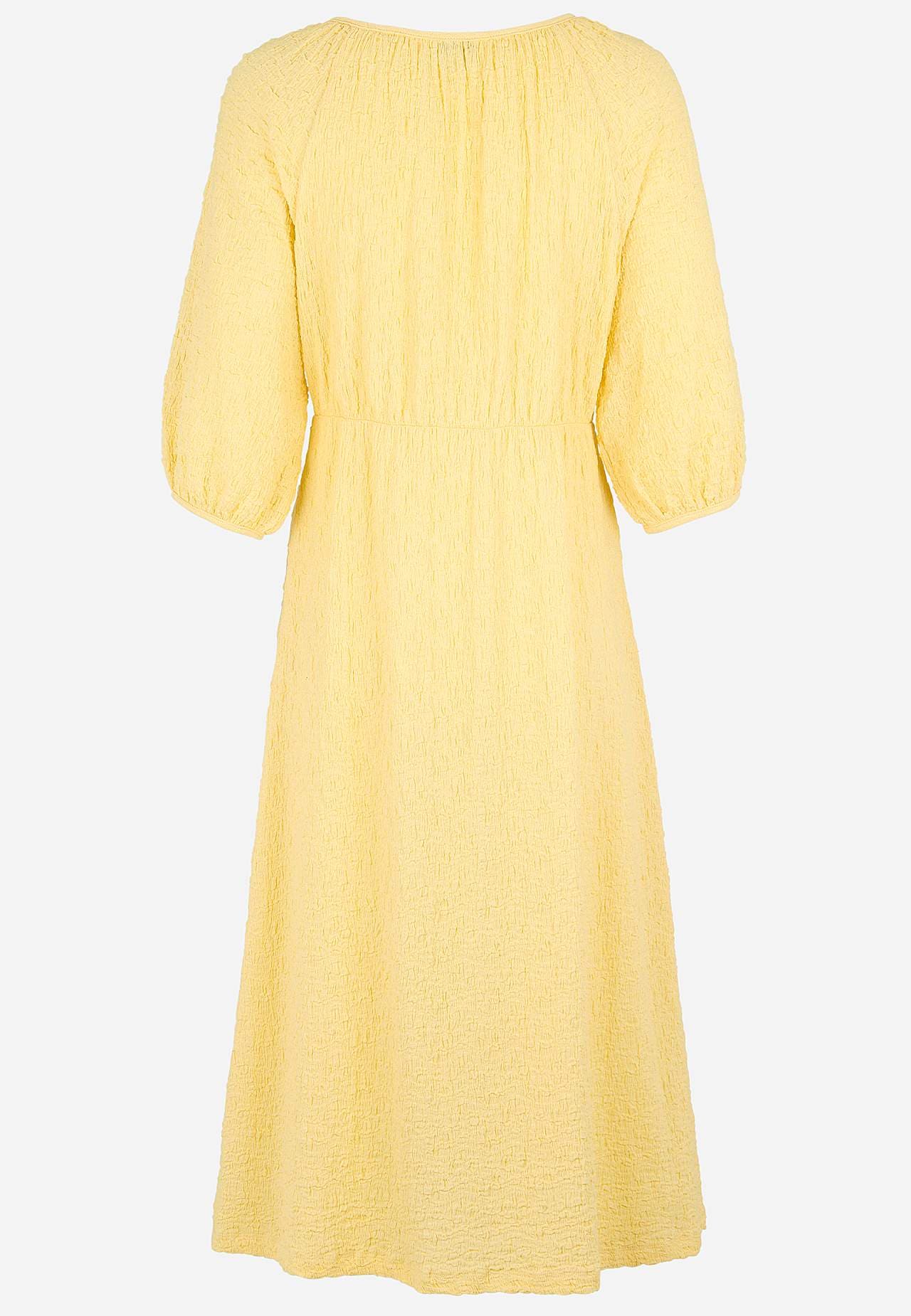 Jerseykjole med struktur