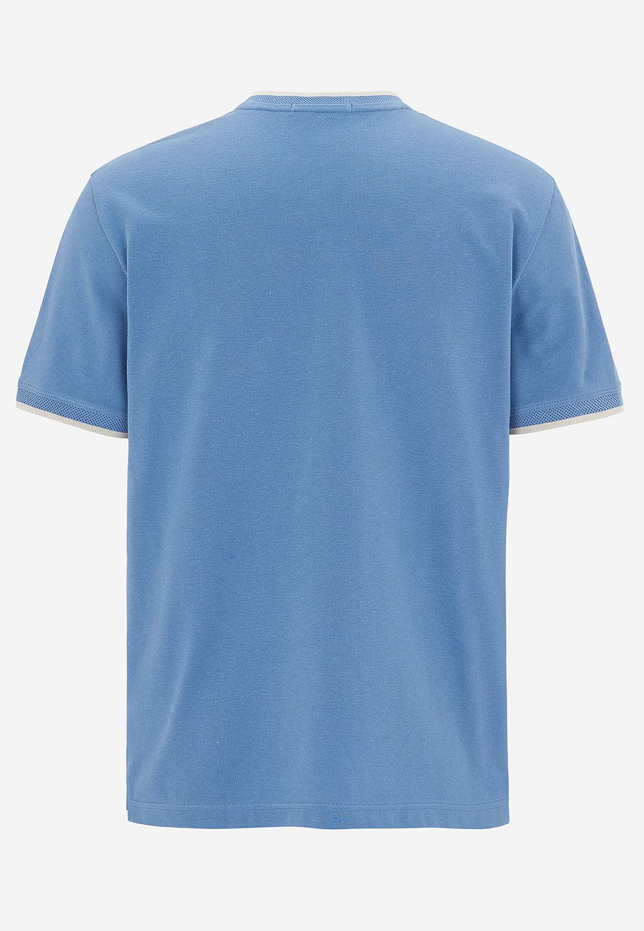 T-shirt med knapstolpe