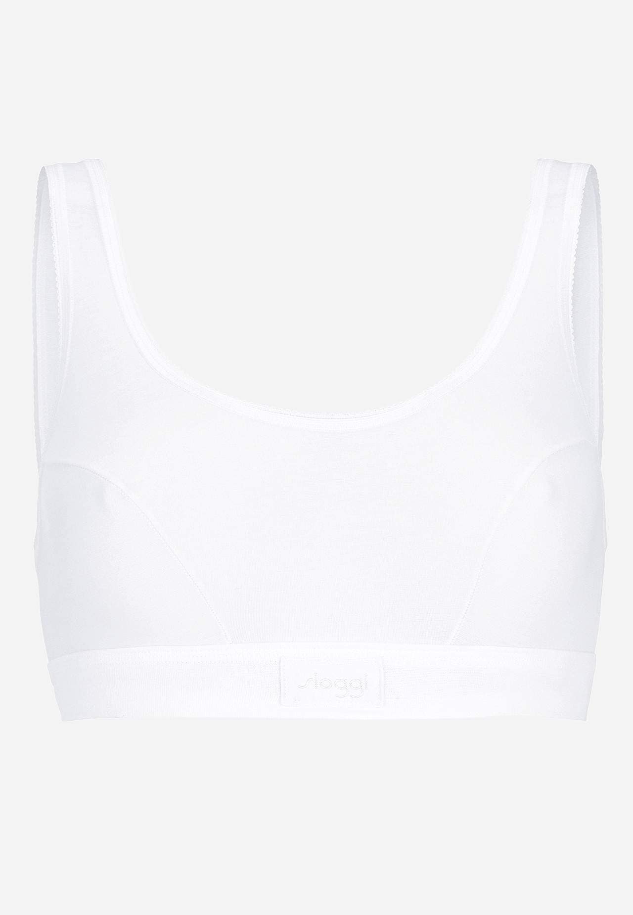 Blød BH-top i bomuld Double comfort