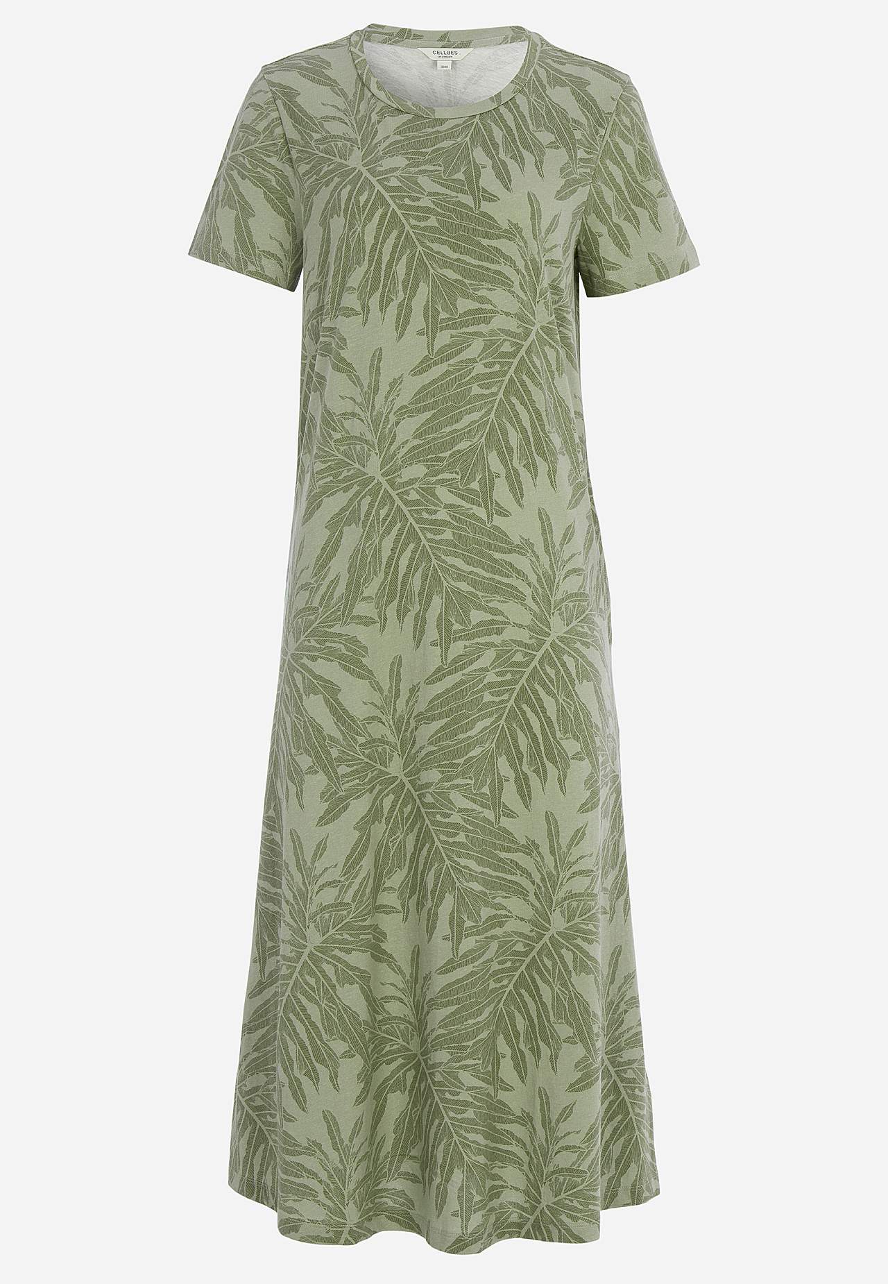 Kjole i økologisk bomuld med lommer