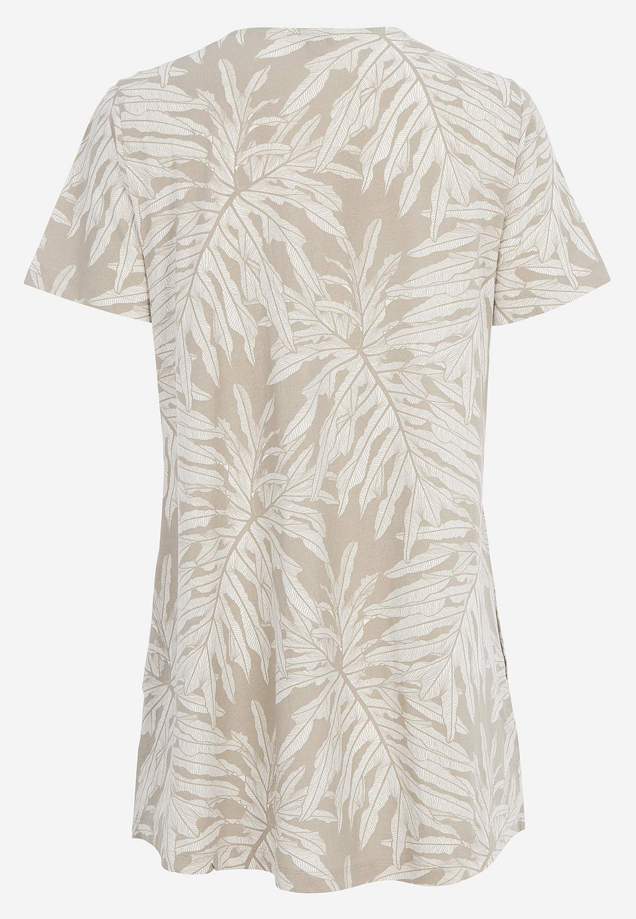 Tunikatop i økologisk bomuld med lommer