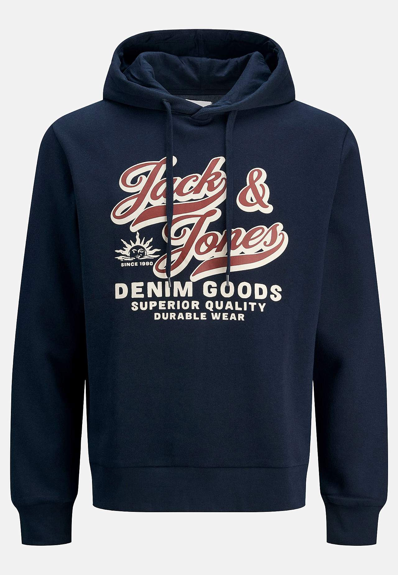 Hættetrøje med tryk