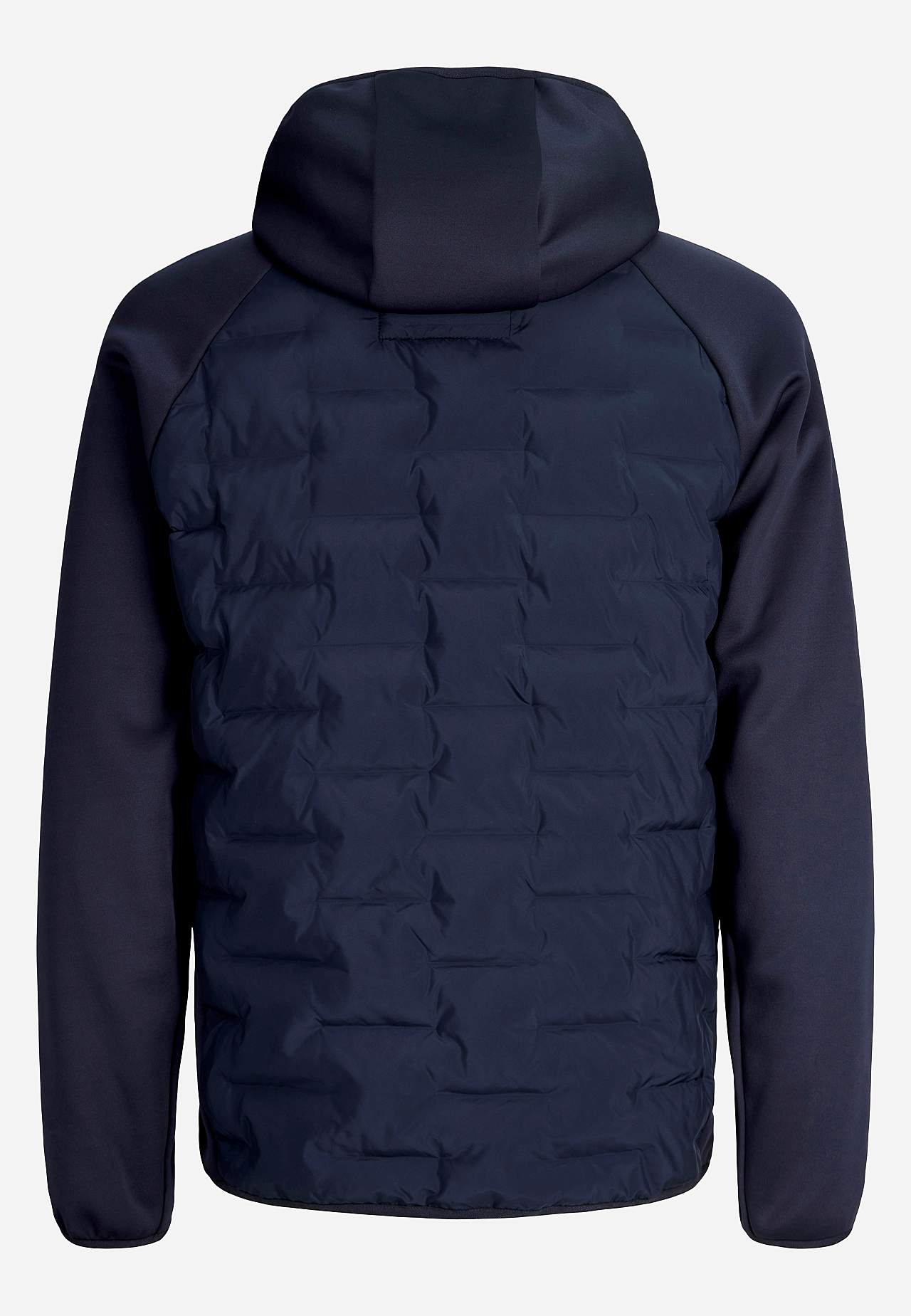 Hybridjakke med hætte