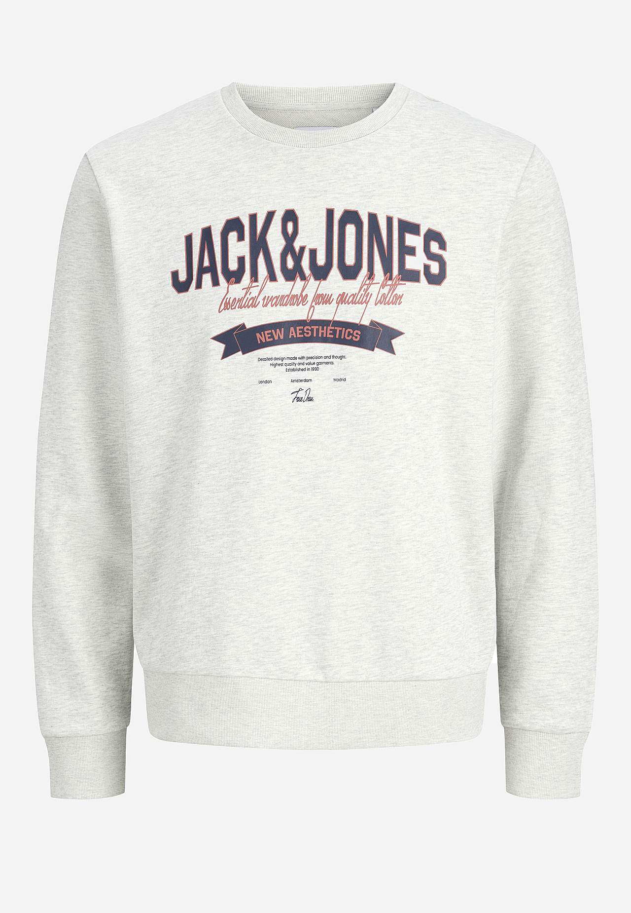 Hættetrøje med tryk