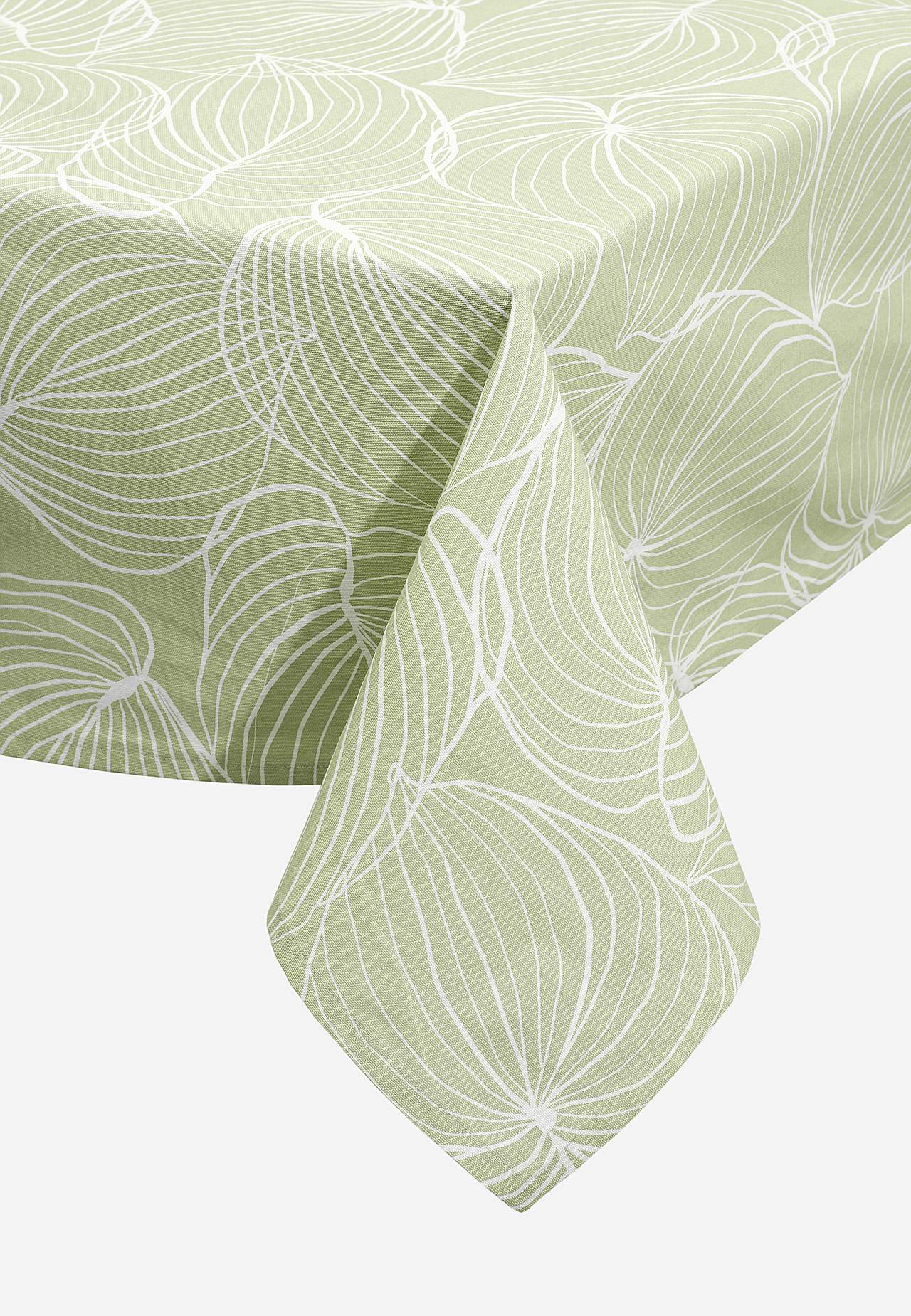 Bladmønstret, stilren dug