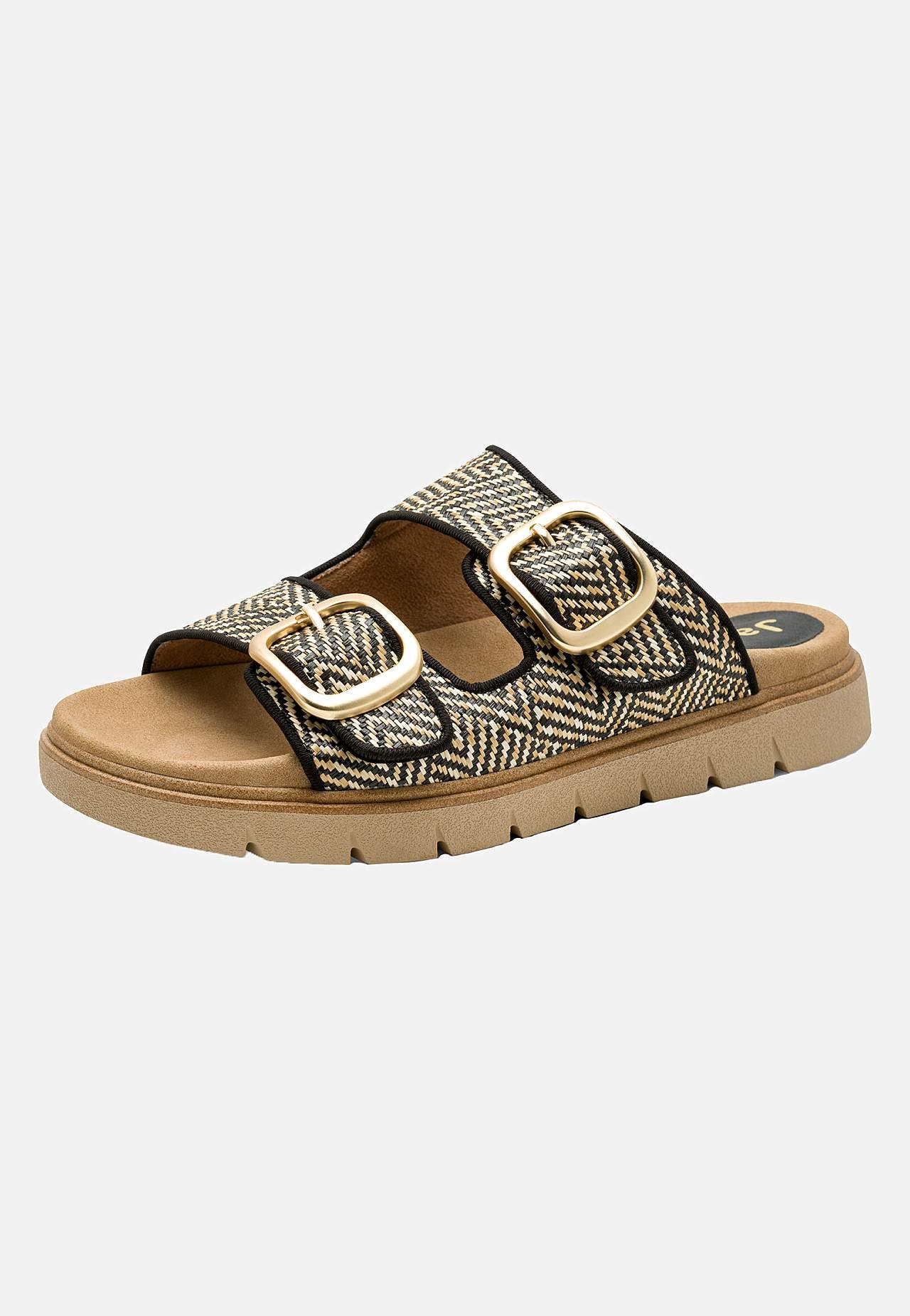 Sandal med justérbare remme