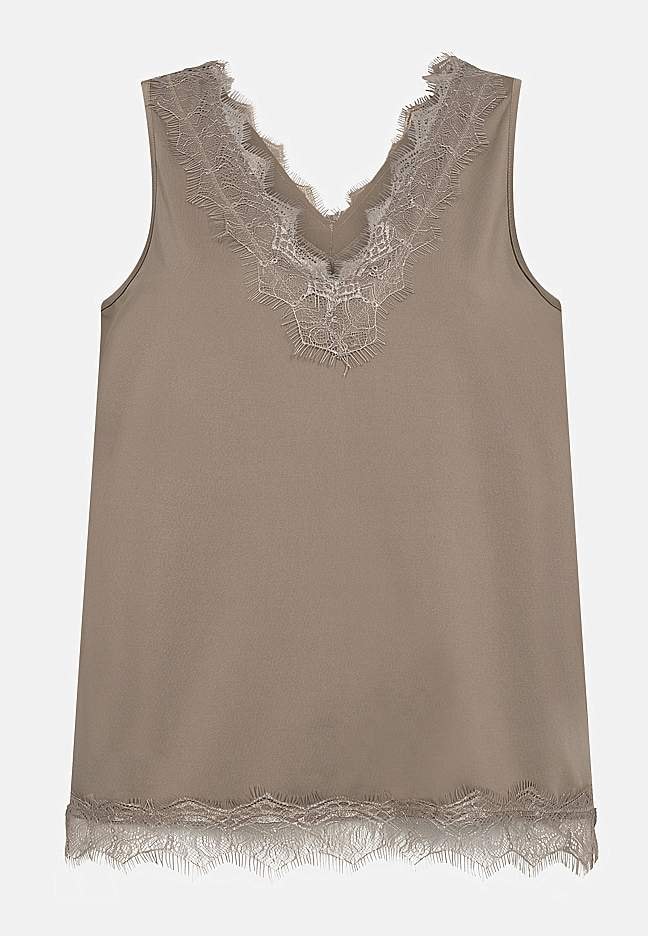 Jerseysinglet med blonde