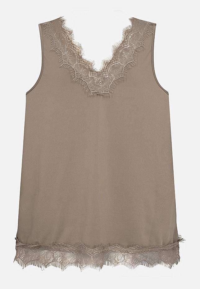 Jerseysinglet med blonde