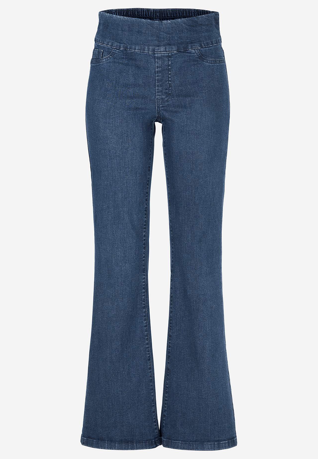 Elastisk jegging med en bootcut - to længder