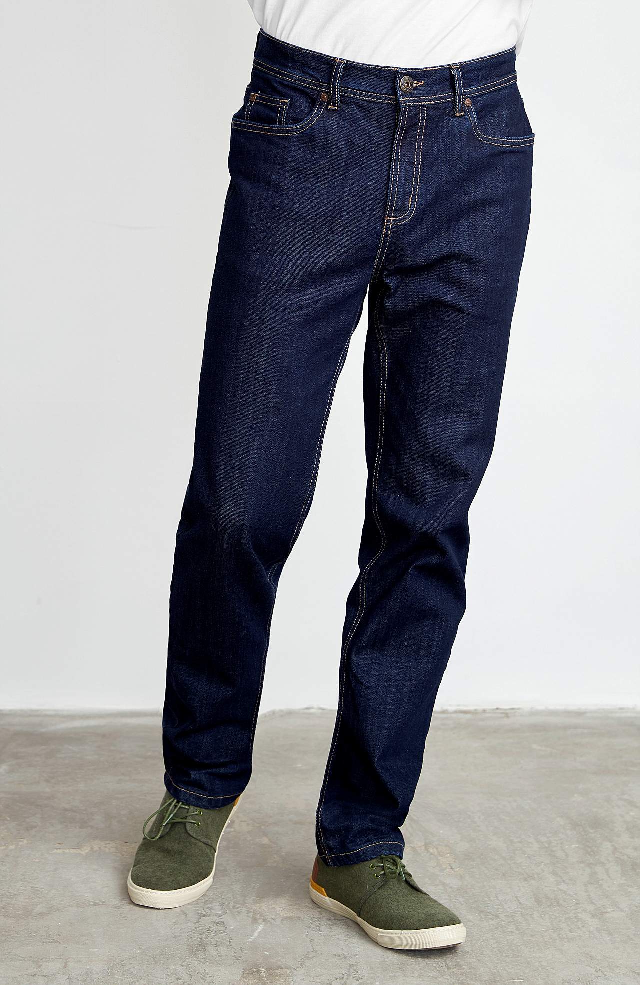 Lige jeans med stræk
