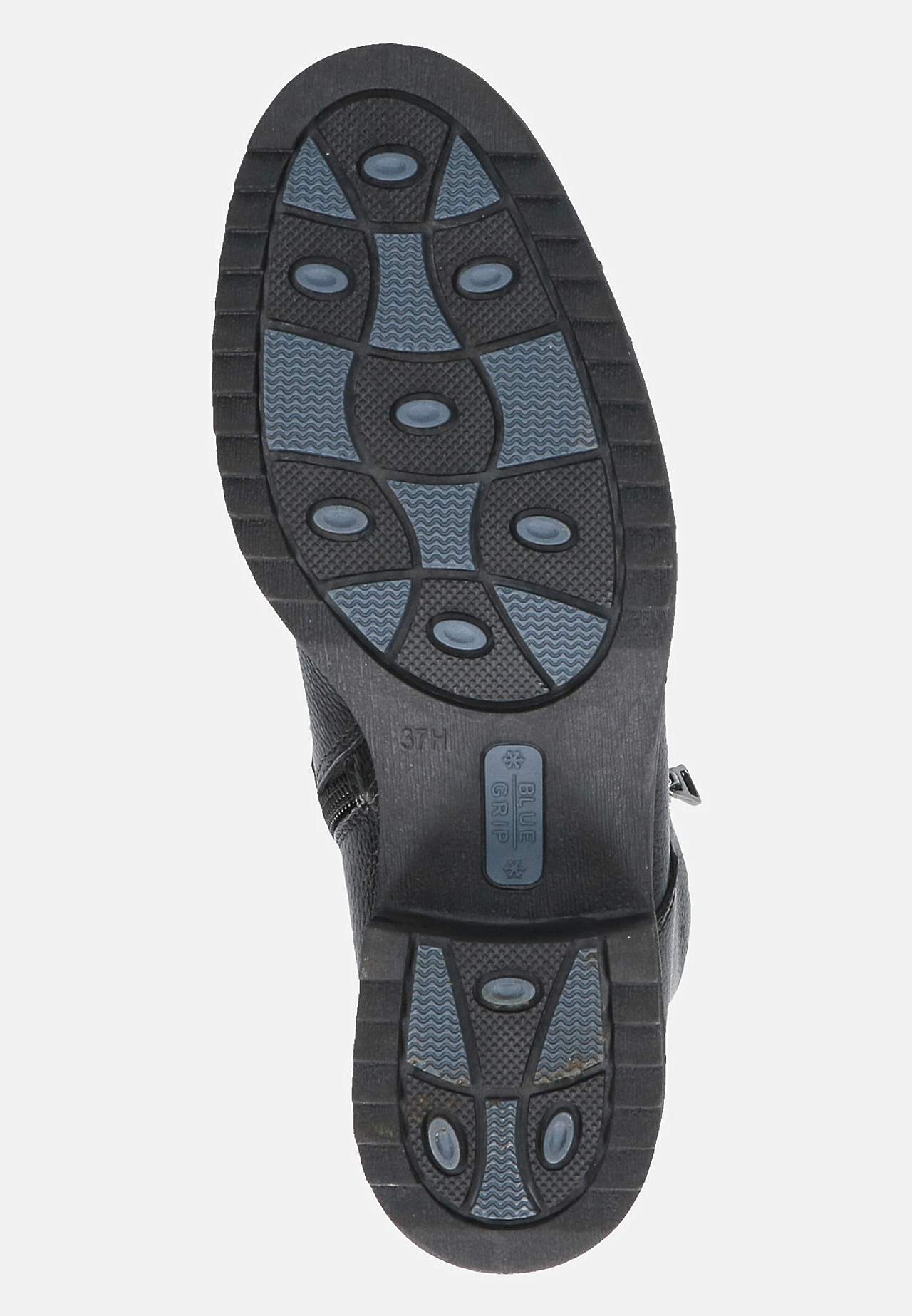 Skindstøvle med lynlås